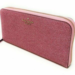 Kate Spade Lola Large Continental Glitter Wallet